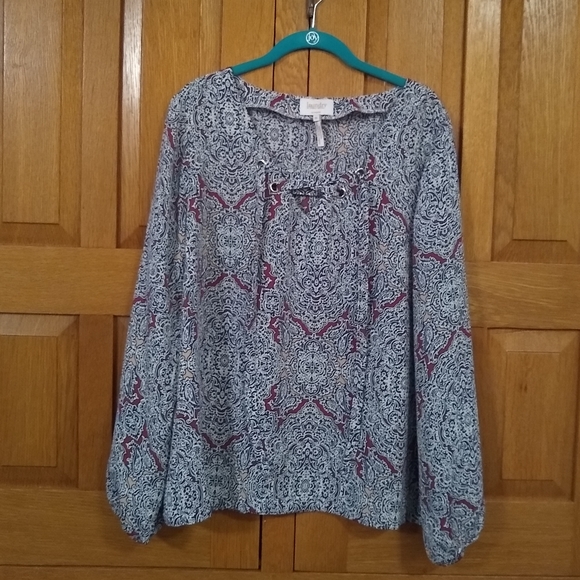Laundry By Shelli Segal Tops Laundry By Shelli Segal Paisley Print